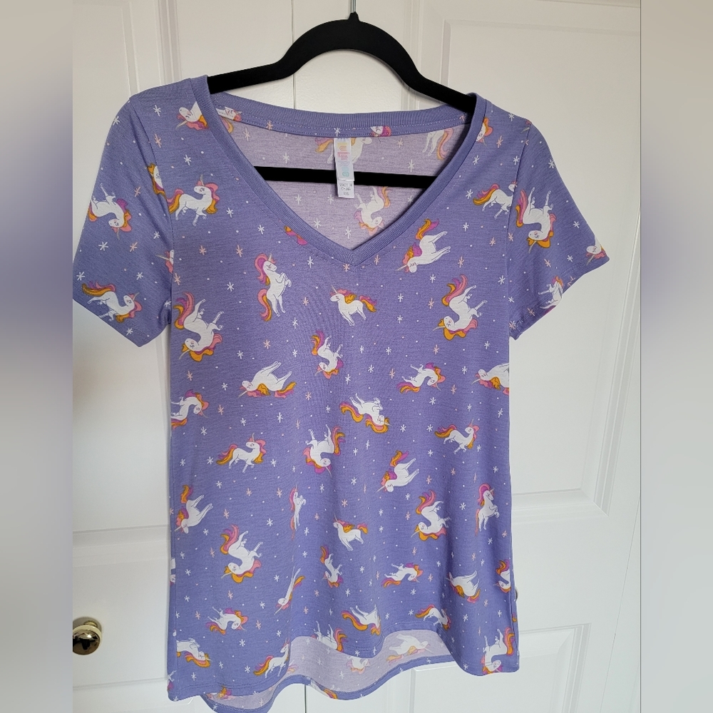 XXS Lularoe Unicorn V-neck Top